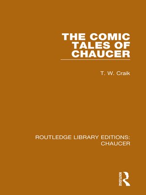 cover image of The Comic Tales of Chaucer